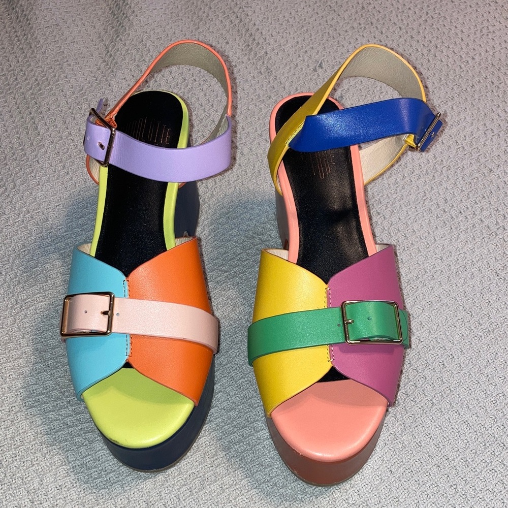 Charlotte Stone Raf Platform Sandals